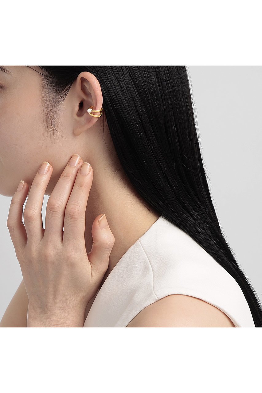 【プラス ヴァンドーム/Plus Vendome】のPEARL イヤーカフ セット 人気、トレンドファッション・服の通販 founy(ファニー) 　ファッション　Fashion　レディースファッション　Fashion for Women　ジュエリー　Jewelry　ファッションリング　Fashion Rings　イヤリング・フープ・ドロップタイプ　Hoop, Drop & Clip Earrings　アシンメトリー　Asymmetrical Style　イエロー　Yellow　イヤリング　Earrings　イヤーカフ　Ear Cuffs　コレクション　Collection, Seasonal Line　コーティング　Coating, Coated Finish　スタイリッシュ　Stylish, Fashionable　パール　Pearl, Pearl Accent　エレガント 上品　Elegant　other-4|ID: prp329100004936621 ipo3291000000037043870