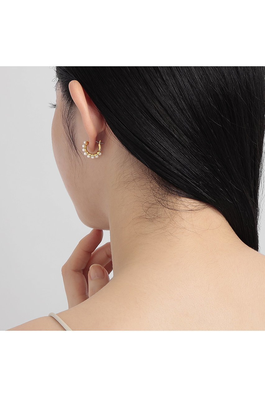 【プラス ヴァンドーム/Plus Vendome】のPEARL ピアス 人気、トレンドファッション・服の通販 founy(ファニー) 　ファッション　Fashion　レディースファッション　Fashion for Women　ジュエリー　Jewelry　ファッションリング　Fashion Rings　イヤリング・フープ・ドロップタイプ　Hoop, Drop & Clip Earrings　イエロー　Yellow　イヤリング　Earrings　コレクション　Collection, Seasonal Line　コーティング　Coating, Coated Finish　パール　Pearl, Pearl Accent　フープ　Hoop, Hoop Earrings　other-5|ID: prp329100004936622 ipo3291000000037043882