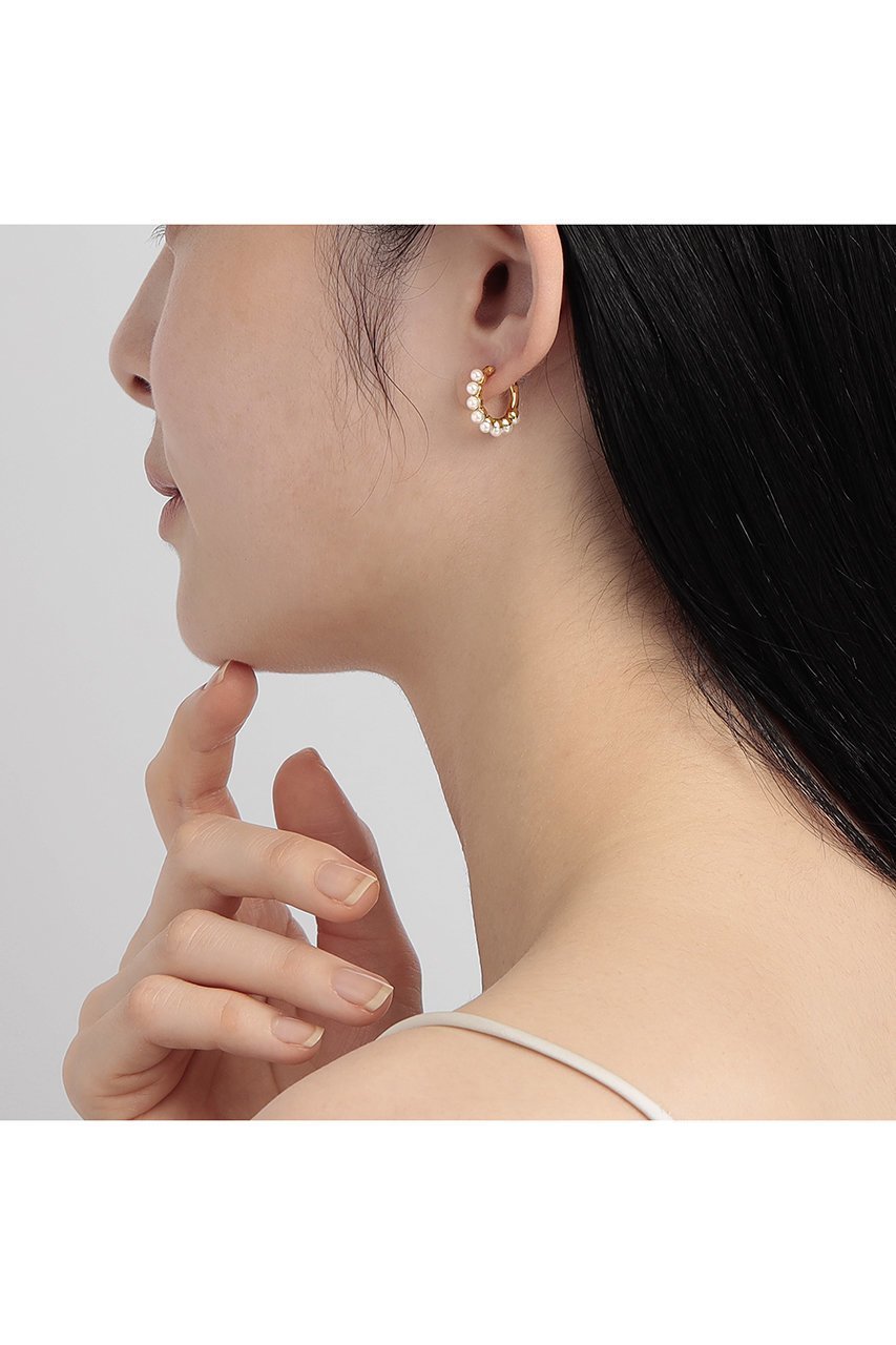 【プラス ヴァンドーム/Plus Vendome】のPEARL ピアス 人気、トレンドファッション・服の通販 founy(ファニー) 　ファッション　Fashion　レディースファッション　Fashion for Women　ジュエリー　Jewelry　ファッションリング　Fashion Rings　イヤリング・フープ・ドロップタイプ　Hoop, Drop & Clip Earrings　イエロー　Yellow　イヤリング　Earrings　コレクション　Collection, Seasonal Line　コーティング　Coating, Coated Finish　パール　Pearl, Pearl Accent　フープ　Hoop, Hoop Earrings　other-6|ID: prp329100004936622 ipo3291000000037043883