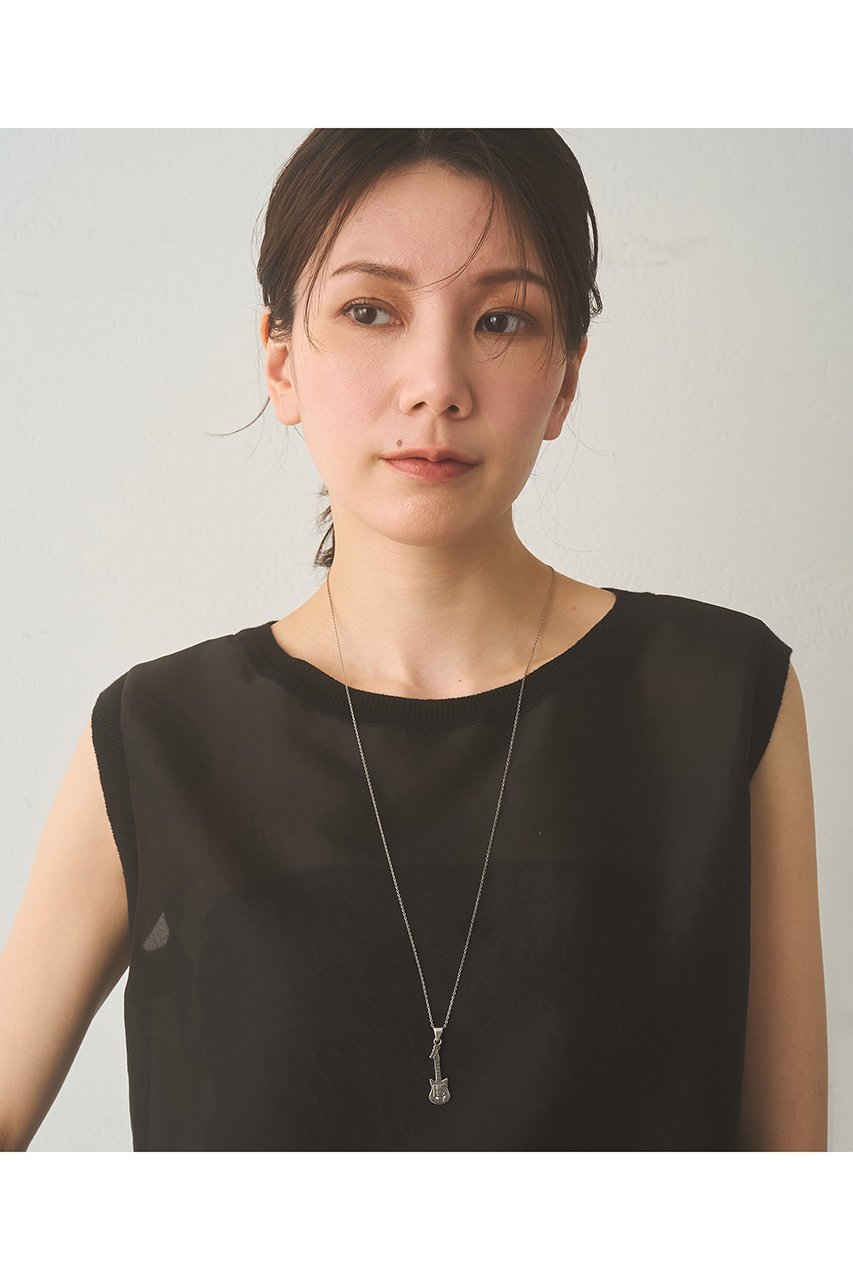 【ウィムガゼット/Whim Gazette】の【Hoaw.】ギターネックレス 925SV 人気、トレンドファッション・服の通販 founy(ファニー) 　ファッション　Fashion　レディースファッション　Fashion for Women　ジュエリー　Jewelry　ネックレス　Necklaces & Pendants　シルバー　Silver, Metallic Silver　シンプル　Simple, Minimal　チェーン　Chain, Chain Strap　チョーカー　Tulle, Mesh Fabric　ネックレス　Necklace, Pendant Necklace　モチーフ　Motif, Design Theme　ロング　Long, Long-Length　ヴィンテージ　Vintage Style　エレガント 上品　Elegant　other-3|ID: prp329100004936656 ipo3291000000037044045