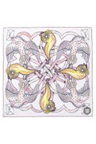 【スウォッシュロンドン/SWASH LONDON】のLoop the loopシルクスカーフ 約88cmx約88cm ピンク|ID: prp329100004936657 ipo3291000000037044053