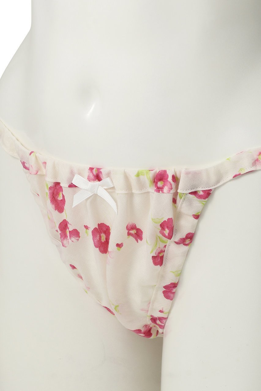 【ナナデコール/nanadecor】のフレンチローズストリングショーツ 人気、トレンドファッション・服の通販 founy(ファニー) 　ファッション　Fashion　レディースファッション　Fashion for Women　下着・ランジェリー　Lingerie & Intimates　ショーツ・ランジェリー用ボトムス　Panties / Briefs / Lingerie Bottoms　おすすめ　Recommended / Our Picks　ショーツ　Shorts, Short Pants　ストリング　String, Drawstring　セットアップ　Set-Up, Coordinated Outfit　フェミニン　Feminine, Girly　フラワー　Flower, Floral　フレンチ　French, French Style　ランジェリー　Lingerie, Intimate Wear　ローズ　Rose, Rose Motif　other-5|ID: prp329100004936671 ipo3291000000037044141