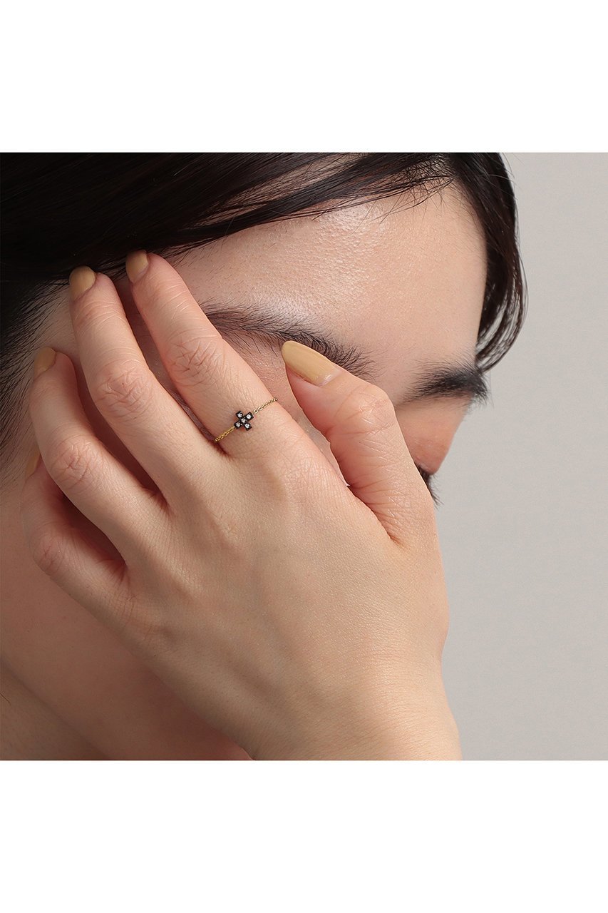 【プラス ヴァンドーム/Plus Vendome】のPLUS MICROTATTOO K10ブラウンダイヤモンド リング 人気、トレンドファッション・服の通販 founy(ファニー) 　ファッション　Fashion　レディースファッション　Fashion for Women　おすすめ　Recommended / Our Picks　イエロー　Yellow　コレクション　Collection, Seasonal Line　コーティング　Coating, Coated Finish　ダイヤモンド　Diamond, Brilliant Cut　チェーン　Chain, Chain Strap　モチーフ　Motif, Design Theme　other-2|ID: prp329100004936673 ipo3291000000037044147