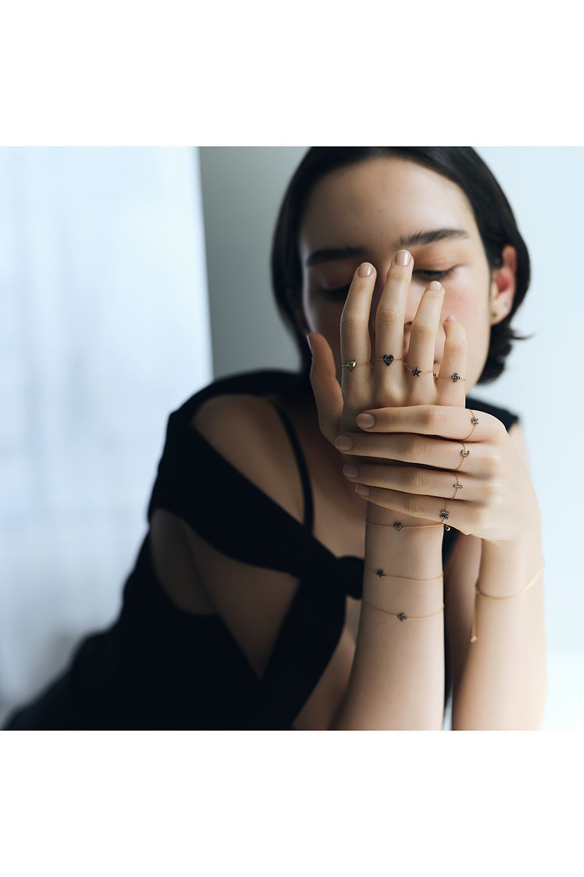 【プラス ヴァンドーム/Plus Vendome】のPLUS MICROTATTOO K10ブラウンダイヤモンド リング 人気、トレンドファッション・服の通販 founy(ファニー) 　ファッション　Fashion　レディースファッション　Fashion for Women　おすすめ　Recommended / Our Picks　イエロー　Yellow　コレクション　Collection, Seasonal Line　コーティング　Coating, Coated Finish　ダイヤモンド　Diamond, Brilliant Cut　チェーン　Chain, Chain Strap　モチーフ　Motif, Design Theme　other-7|ID: prp329100004936673 ipo3291000000037044153