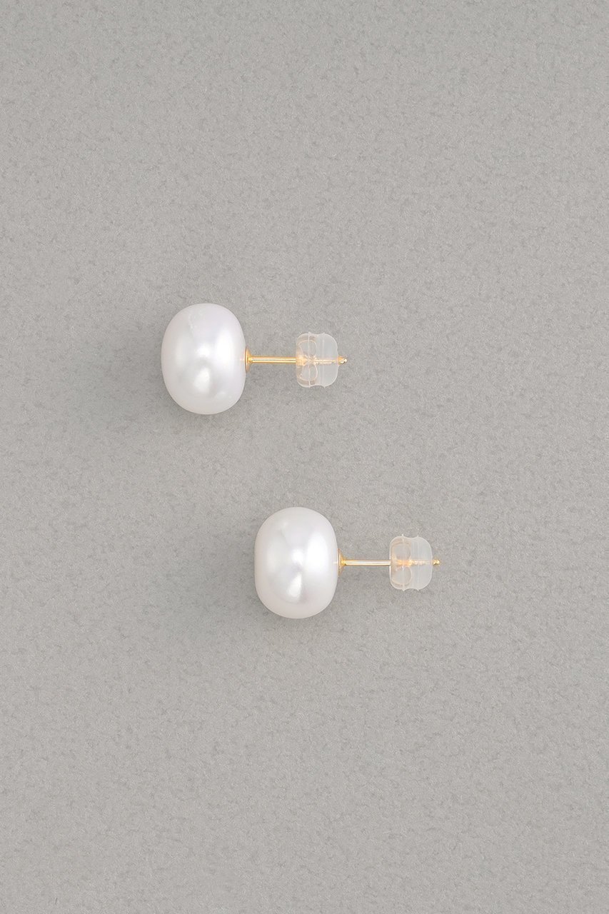 【プラス ヴァンドーム/Plus Vendome】のPEARL K10 スタッド ピアス 人気、トレンドファッション・服の通販 founy(ファニー) 　ファッション　Fashion　レディースファッション　Fashion for Women　ジュエリー　Jewelry　ファッションリング　Fashion Rings　イヤリング・フープ・ドロップタイプ　Hoop, Drop & Clip Earrings　イエロー　Yellow　イヤリング　Earrings　パール　Pearl, Pearl Accent　フォルム　Silhouette, Form　other-5|ID: prp329100004936682 ipo3291000000037044215