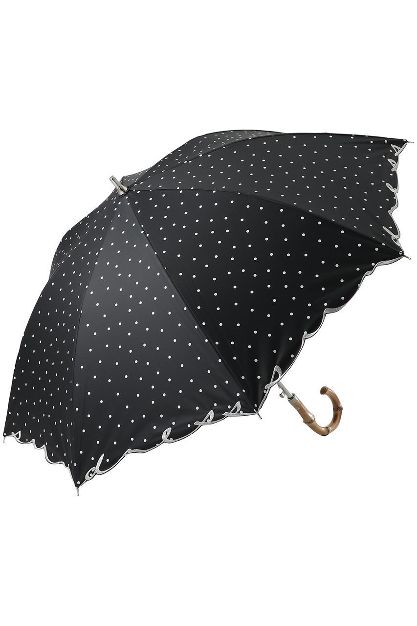 【ムーンバット/MOONBAT】の【Sun dress】【晴雨兼用】ワンタッチ長傘ランダムドット インテリア・キッズ・メンズ・レディースファッション・服の通販 founy(ファニー) 　ファッション　Fashion　レディースファッション　Fashion for Women　ワンピース　Dresses　フォーマル・パーティードレス・結婚式用ドレス　Elegant & Casual Dresses　レイングッズ・傘・晴雨兼用傘　Umbrellas & Rain Gear　アクセサリー　Fashion Accessories　ウッド　Wooden Design　トレンド　Trend, Trending Now　ドット　Polka Dot, Dot Pattern　ハンカチ　Handkerchief, Hanky　フェミニン　Feminine, Girly　ランダム　Random, Irregular　傘　Umbrella, Parasol　時計　Watch, Wristwatch　ブラック|ID: prp329100004936687 ipo3291000000037044243
