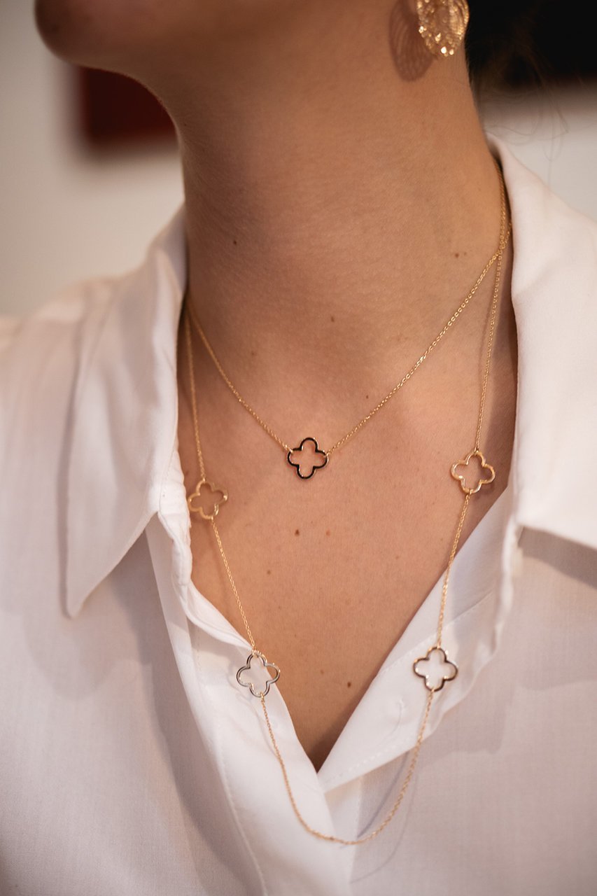 【バイ サン スワサント キャトル パリ/by 164 PARIS】のTREFLE SOLITAIRE ネックレス 人気、トレンドファッション・服の通販 founy(ファニー) 　ファッション　Fashion　レディースファッション　Fashion for Women　ジュエリー　Jewelry　ネックレス　Necklaces & Pendants　チェーン　Chain, Chain Strap　デコルテ　Décolleté, Neckline　ネックレス　Necklace, Pendant Necklace　パーティ　Party, Party Style　フェミニン　Feminine, Girly　other-2|ID: prp329100004936702 ipo3291000000037044354