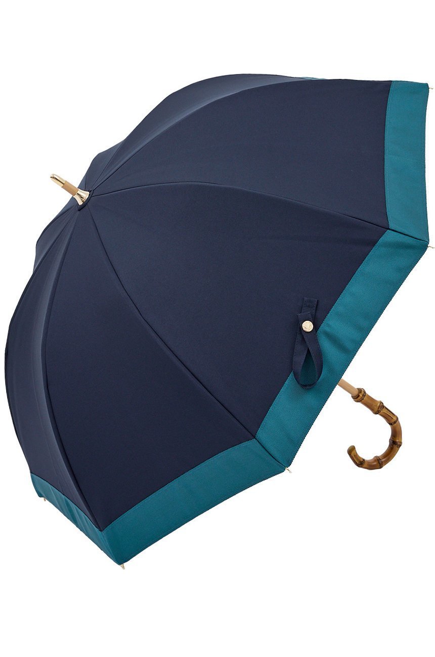 【その他のブランド/Other】の長傘 S/バイカラー(50cm) インテリア・キッズ・メンズ・レディースファッション・服の通販 founy(ファニー) 　ファッション　Fashion　レディースファッション　Fashion for Women　レイングッズ・傘・晴雨兼用傘　Umbrellas & Rain Gear　コンパクト　Compact, Small Size　傘　Umbrella, Parasol　チェック　Check, Plaid, Tartan　定番　Standard, Basic Item　時計　Watch, Wristwatch　人気　Popular, Best Seller　ハンカチ　Handkerchief, Hanky　フリル　Frill, Ruffle　日傘　Parasol, UV Umbrella　おすすめ　Recommended / Our Picks　エレガント 上品　Elegant　ネイビー・グリーン(NV/GR)|ID: prp329100004936709 ipo3291000000037044400