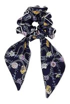 【スウォッシュロンドン/SWASH LONDON】のスカーフ付きシュシュ ネイビー|ID: prp329100004936716 ipo3291000000037044472