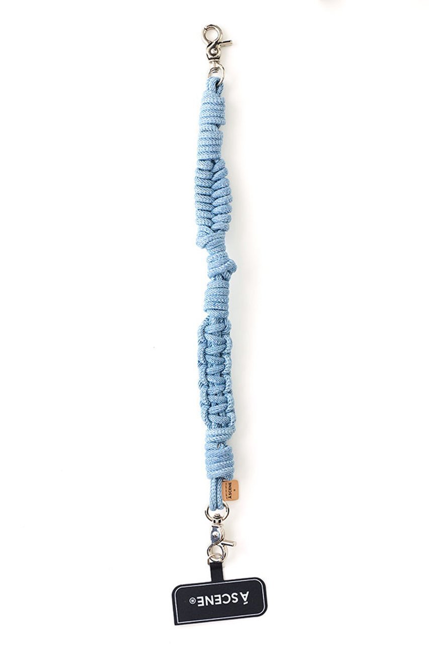 【エーシーン/A SCENE】のDesign paracord strap -denim- 人気、トレンドファッション・服の通販 founy(ファニー) 　ファッション　Fashion　レディースファッション　Fashion for Women　キーホルダー　Keychain, Key Holder　ショート　Short, Short Length　スマホケース　Smartphone Case　デニム　Denim, Jeans Material　ポーチ　Pouch, Small Case　ラップ　Wrap, Wrap Design　人気　Popular, Best Seller　other-3|ID: prp329100004936720 ipo3291000000037044493