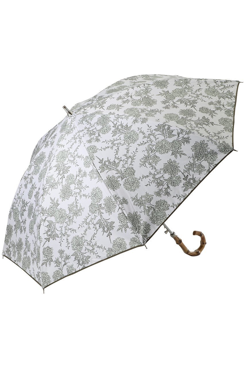 【ムーンバット/MOONBAT】の【Sun dress】【晴雨兼用】ワンタッチ長傘フラワープリント インテリア・キッズ・メンズ・レディースファッション・服の通販 founy(ファニー) 　ファッション　Fashion　レディースファッション　Fashion for Women　ワンピース　Dresses　フォーマル・パーティードレス・結婚式用ドレス　Elegant & Casual Dresses　レイングッズ・傘・晴雨兼用傘　Umbrellas & Rain Gear　ウッド　Wooden Design　シンプル　Simple, Minimal　ハンカチ　Handkerchief, Hanky　フラワー　Flower, Floral　プリント　Print, Printed Pattern　エレガント 上品　Elegant　傘　Umbrella, Parasol　時計　Watch, Wristwatch　カーキー|ID: prp329100004936724 ipo3291000000037044525