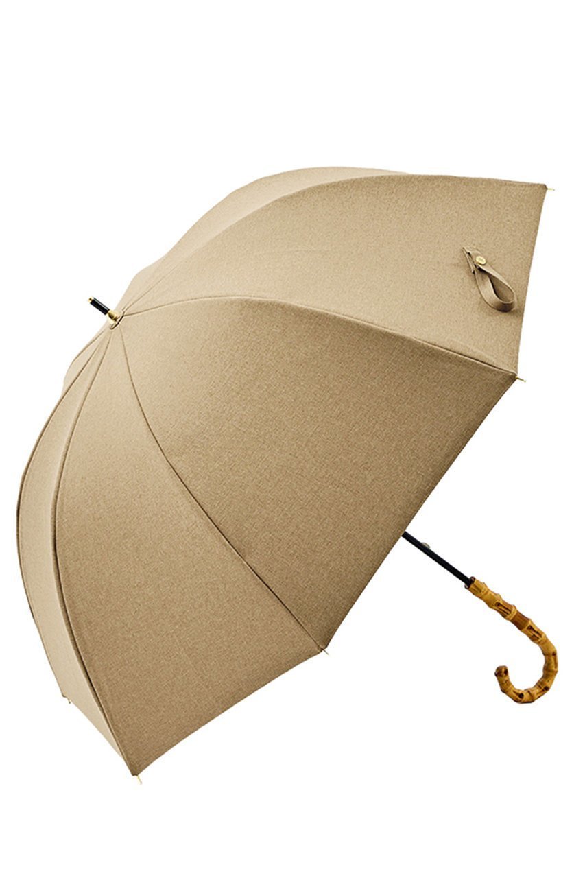 【その他のブランド/Other】の長傘 L/シャンブレー(60㎝) インテリア・キッズ・メンズ・レディースファッション・服の通販 founy(ファニー) 　ファッション　Fashion　レディースファッション　Fashion for Women　レイングッズ・傘・晴雨兼用傘　Umbrellas & Rain Gear　傘　Umbrella, Parasol　シャンブレー　Chambray, Denim-Like Fabric　チェック　Check, Plaid, Tartan　時計　Watch, Wristwatch　ハンカチ　Handkerchief, Hanky　フリル　Frill, Ruffle　再入荷　Restock / Back in Stock　エレガント 上品　Elegant　シャンブレーベージュ(BE)|ID: prp329100004936726 ipo3291000000037044545