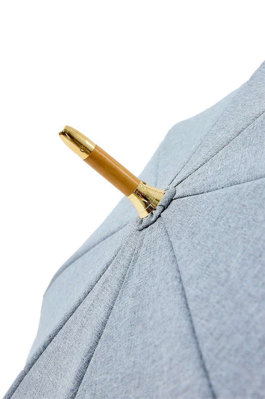 【その他のブランド/Other】の長傘 M/シャンブレー(55㎝) 人気、トレンドファッション・服の通販 founy(ファニー) 　ファッション　Fashion　レディースファッション　Fashion for Women　レイングッズ・傘・晴雨兼用傘　Umbrellas & Rain Gear　傘　Umbrella, Parasol　シャンブレー　Chambray, Denim-Like Fabric　チェック　Check, Plaid, Tartan　時計　Watch, Wristwatch　ハンカチ　Handkerchief, Hanky　フリル　Frill, Ruffle　日本製　Made In Japan　エレガント 上品　Elegant　other-3|ID: prp329100004936727 ipo3291000000037044567