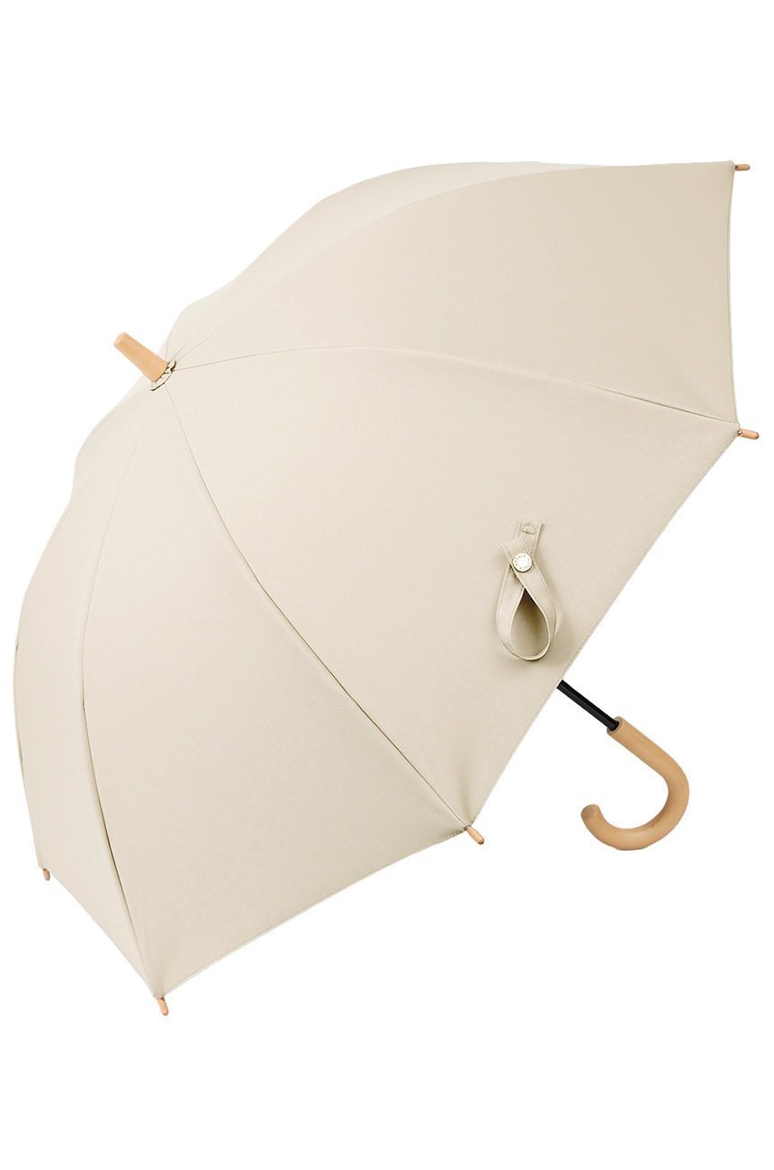 【その他のブランド/Other】の子ども日傘/ワンカラー(50cm) インテリア・キッズ・メンズ・レディースファッション・服の通販 founy(ファニー) 　ファッション　Fashion　レディースファッション　Fashion for Women　レイングッズ・傘・晴雨兼用傘　Umbrellas & Rain Gear　傘　Umbrella, Parasol　チェック　Check, Plaid, Tartan　時計　Watch, Wristwatch　ハンカチ　Handkerchief, Hanky　フリル　Frill, Ruffle　日傘　Parasol, UV Umbrella　エレガント 上品　Elegant　ベージュ(BE)|ID: prp329100004936728 ipo3291000000037044575