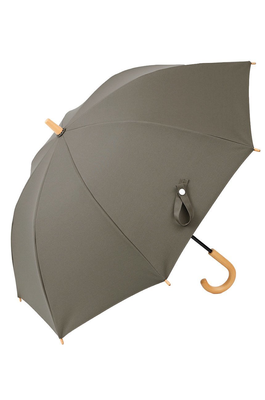 【その他のブランド/Other】の子ども日傘/ワンカラー(50cm) インテリア・キッズ・メンズ・レディースファッション・服の通販 founy(ファニー) 　ファッション　Fashion　レディースファッション　Fashion for Women　レイングッズ・傘・晴雨兼用傘　Umbrellas & Rain Gear　傘　Umbrella, Parasol　チェック　Check, Plaid, Tartan　時計　Watch, Wristwatch　ハンカチ　Handkerchief, Hanky　フリル　Frill, Ruffle　日傘　Parasol, UV Umbrella　エレガント 上品　Elegant　ダークグレー(DGY)|ID: prp329100004936728 ipo3291000000037044581