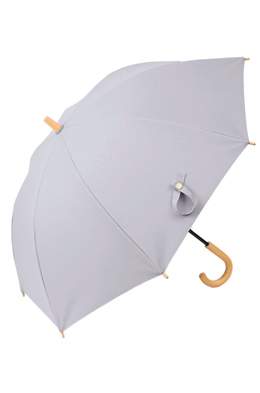 【その他のブランド/Other】の子ども日傘/ワンカラー(50cm) インテリア・キッズ・メンズ・レディースファッション・服の通販 founy(ファニー) 　ファッション　Fashion　レディースファッション　Fashion for Women　レイングッズ・傘・晴雨兼用傘　Umbrellas & Rain Gear　傘　Umbrella, Parasol　チェック　Check, Plaid, Tartan　時計　Watch, Wristwatch　ハンカチ　Handkerchief, Hanky　フリル　Frill, Ruffle　日傘　Parasol, UV Umbrella　エレガント 上品　Elegant　モーブグレー(MGY)|ID: prp329100004936728 ipo3291000000037044584