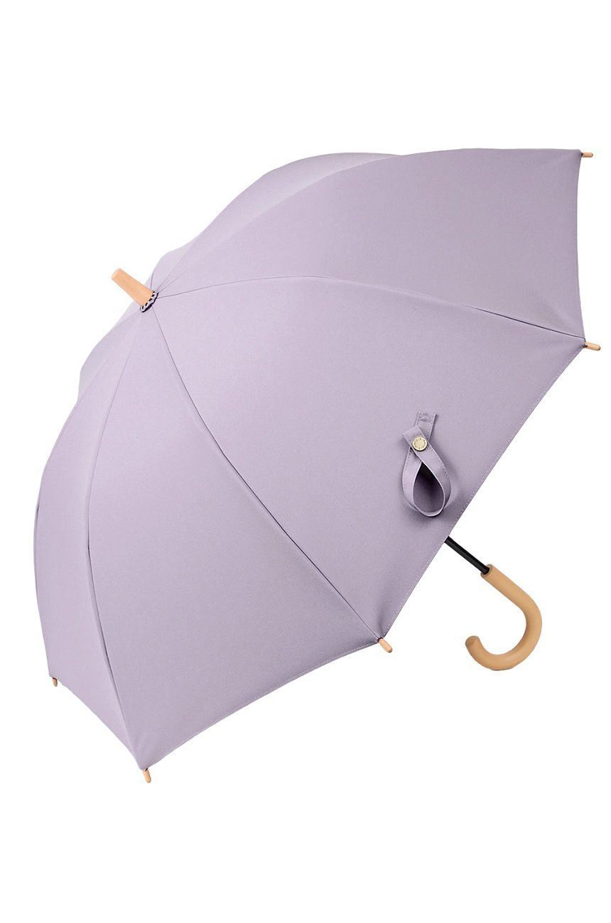 【その他のブランド/Other】の子ども日傘/ワンカラー(50cm) インテリア・キッズ・メンズ・レディースファッション・服の通販 founy(ファニー) 　ファッション　Fashion　レディースファッション　Fashion for Women　レイングッズ・傘・晴雨兼用傘　Umbrellas & Rain Gear　傘　Umbrella, Parasol　チェック　Check, Plaid, Tartan　時計　Watch, Wristwatch　ハンカチ　Handkerchief, Hanky　フリル　Frill, Ruffle　日傘　Parasol, UV Umbrella　エレガント 上品　Elegant　ラベンダー(LV)|ID: prp329100004936728 ipo3291000000037044586