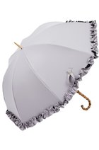 【その他のブランド/Other】の長傘 M/フリル(55cm) 人気、トレンドファッション・服の通販 founy(ファニー) ファッション Fashion レディースファッション Fashion for Women レイングッズ・傘・晴雨兼用傘 Umbrellas & Rain Gear エレガント 上品 Elegant 傘 Umbrella, Parasol チェック Check, Plaid, Tartan 時計 Watch, Wristwatch 人気 Popular, Best Seller ハンカチ Handkerchief, Hanky バランス Balance, Style Balance フリル Frill, Ruffle thumbnail モーブグレー(MGY)|ID: prp329100004936729 ipo3291000000037044610