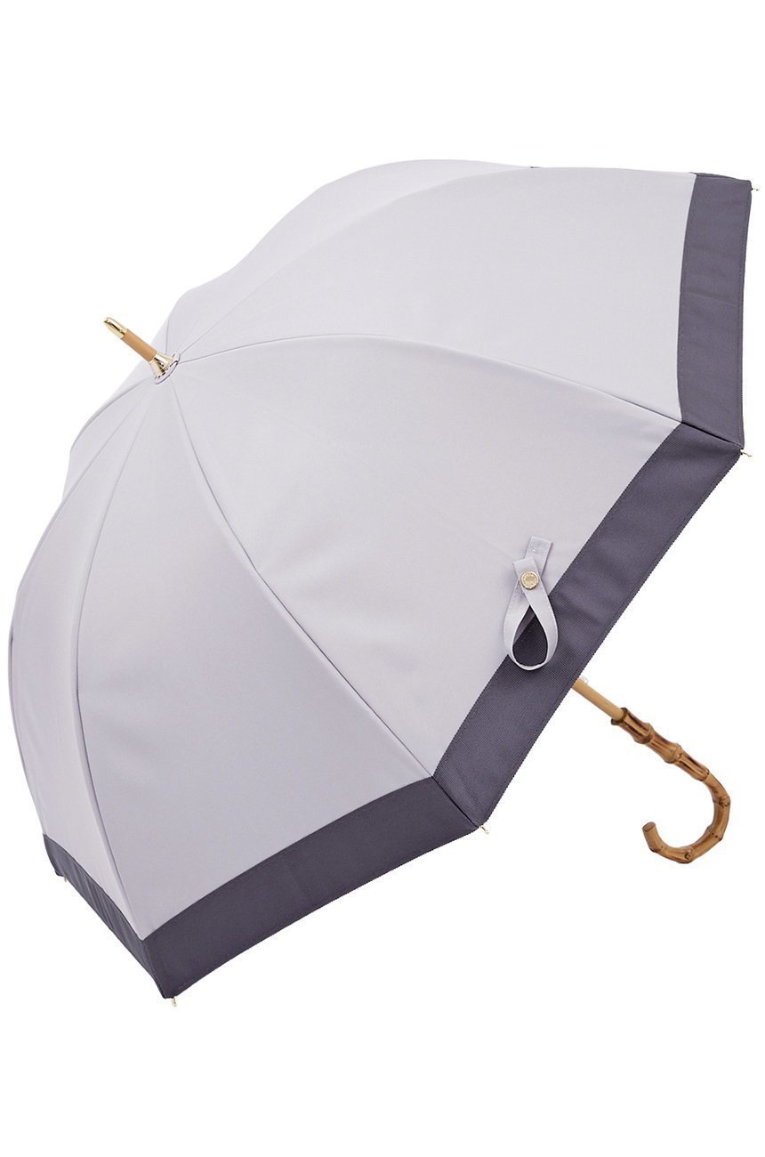 【その他のブランド/Other】の長傘 M/バイカラー(55cm) インテリア・キッズ・メンズ・レディースファッション・服の通販 founy(ファニー) 　ファッション　Fashion　レディースファッション　Fashion for Women　レイングッズ・傘・晴雨兼用傘　Umbrellas & Rain Gear　傘　Umbrella, Parasol　チェック　Check, Plaid, Tartan　時計　Watch, Wristwatch　人気　Popular, Best Seller　ハンカチ　Handkerchief, Hanky　フリル　Frill, Ruffle　再入荷　Restock / Back in Stock　おすすめ　Recommended / Our Picks　エレガント 上品　Elegant　モーブグレー・Dグレー(MGY/DGY)|ID: prp329100004936733 ipo3291000000037044630