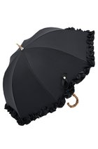 【その他のブランド/Other】の長傘 S/フリル(50cm) 人気、トレンドファッション・服の通販 founy(ファニー) ファッション Fashion レディースファッション Fashion for Women レイングッズ・傘・晴雨兼用傘 Umbrellas & Rain Gear 傘 Umbrella, Parasol チェック Check, Plaid, Tartan 時計 Watch, Wristwatch 人気 Popular, Best Seller ハンカチ Handkerchief, Hanky バランス Balance, Style Balance フリル Frill, Ruffle エレガント 上品 Elegant thumbnail ブラック(BK)|ID: prp329100004936737 ipo3291000000037044672