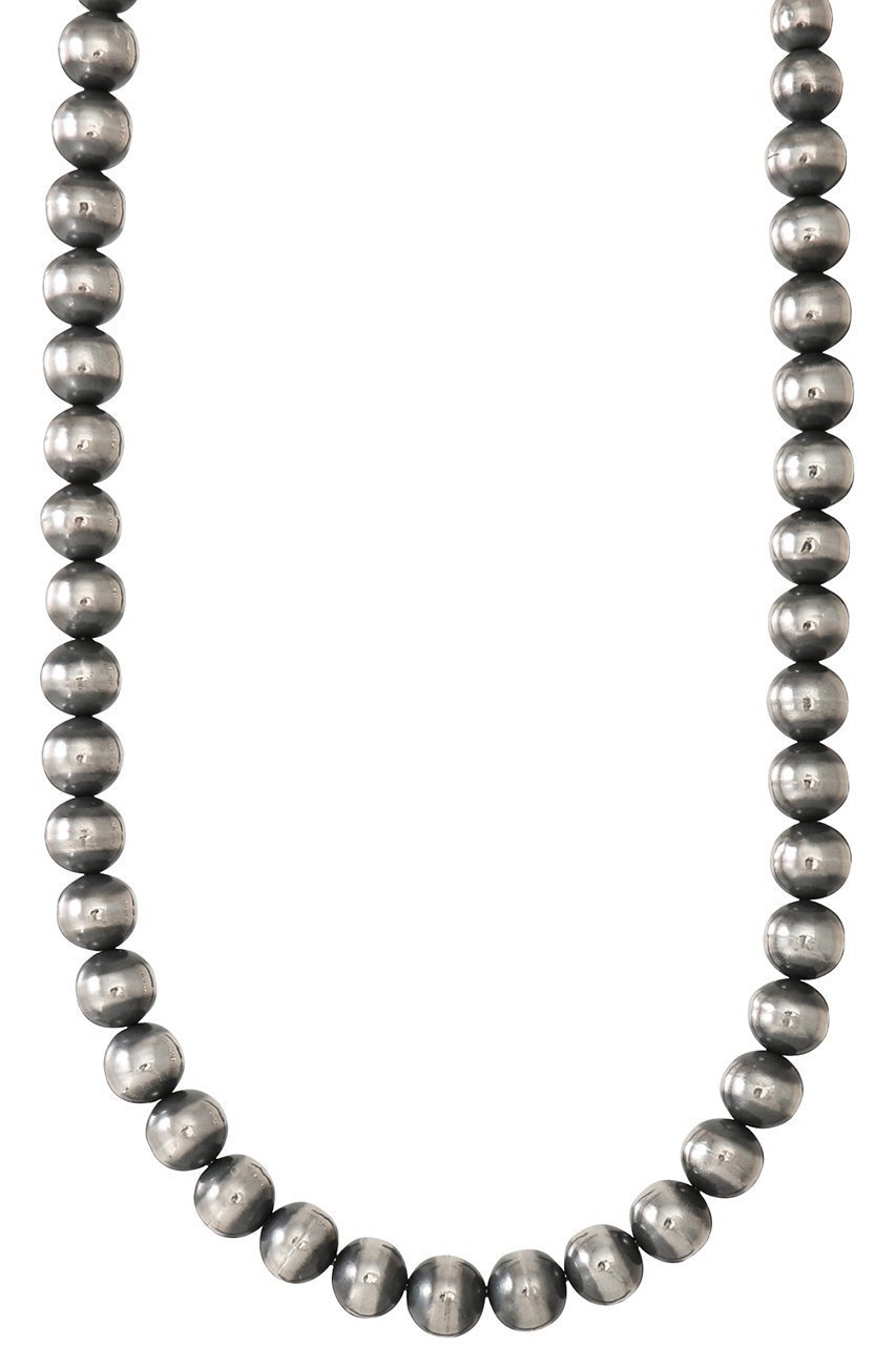 【エリッカ ニコラス ビゲイ/ERICKA NICOLAS BEGAY】の9mm ナバホパール ネックレス(40cm) インテリア・キッズ・メンズ・レディースファッション・服の通販 founy(ファニー) 　ファッション　Fashion　レディースファッション　Fashion for Women　ジュエリー　Jewelry　ネックレス　Necklaces & Pendants　シンプル　Simple, Minimal　ジュエリー　Jewelry, Accessories　スタイリッシュ　Stylish, Fashionable　ネックレス　Necklace, Pendant Necklace　オキシダイズド|ID: prp329100004936765 ipo3291000000037044860