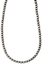 【エリッカ ニコラス ビゲイ/ERICKA NICOLAS BEGAY】の6mm ナバホパール ネックレス(45㎝) オキシダイズド|ID: prp329100004936766 ipo3291000000037150225