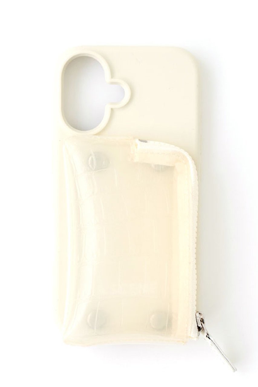 【エーシーン/A SCENE】のiPhone17/17Pro PVC croco silicon case インテリア・キッズ・メンズ・レディースファッション・服の通販 founy(ファニー) 　ファッション　Fashion　レディースファッション　Fashion for Women　iPhone アイフォーン　iPhone　オケージョン　Occasion Wear　クロコ　Crocodile, Croc Embossed　ショルダー　Shoulder, Shoulder Strap　シリコン　Silicone, Silicone Material　シンプル　Simple, Minimal　チャーム　Charm, Pendant　ポケット　Pocket, Pocket Detail　ラップ　Wrap, Wrap Design　リュクス　Luxury, Elegant, High-End, Chic　再入荷　Restock / Back in Stock　定番　Standard, Basic Item　white|ID: prp329100004936771 ipo3291000000037044908