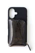 【エーシーン/A SCENE】のiPhone15/15Pro PVC croco silicon case black|ID: prp329100004936773 ipo3291000000037044936