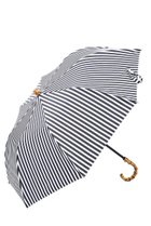 【アントゥーレ/untule】の2段EASY 折りたたみ日傘/ストライプ(50cm) ネイビー(NV)|ID: prp329100004936841 ipo3291000000037172684