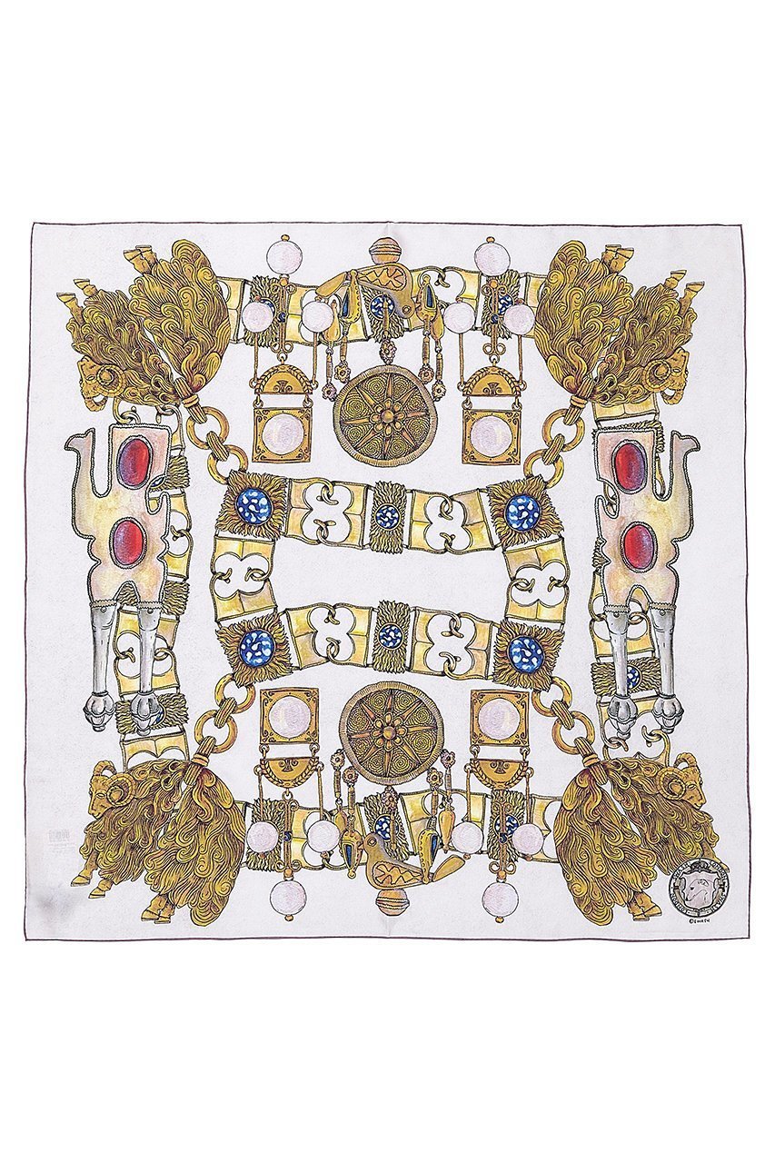 【スウォッシュロンドン/SWASH LONDON】のFiligree Menagerieシルクスカーフ 約88cmx約88cm 人気、トレンドファッション・服の通販 founy(ファニー) 　ファッション　Fashion　レディースファッション　Fashion for Women　ストール　Soft & Warm Scarves　マフラー・スヌード / 冬小物の定番　Scarves & Mufflers　シルク　Silk, 100% Silk　スカーフ　Scarf, Neckwear　ストール　Stole, Wrap　マフラー　Scarf, Muffler　モチーフ　Motif, Design Theme　エレガント 上品　Elegant　再入荷　Restock / Back in Stock　 other-1|ID: prp329100004936844 ipo3291000000037045441