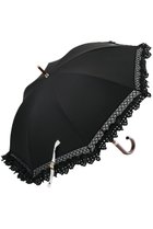 【ポロラルフローレン/POLO RALPH LAUREN】の【晴雨兼用】長傘エンブフリル ブラック|ID: prp329100004936845 ipo3291000000037045449