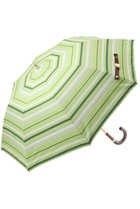 【ポロラルフローレン/POLO RALPH LAUREN】の【晴雨兼用】折畳傘ボーダー柄 グリーン|ID: prp329100004936846 ipo3291000000037172714