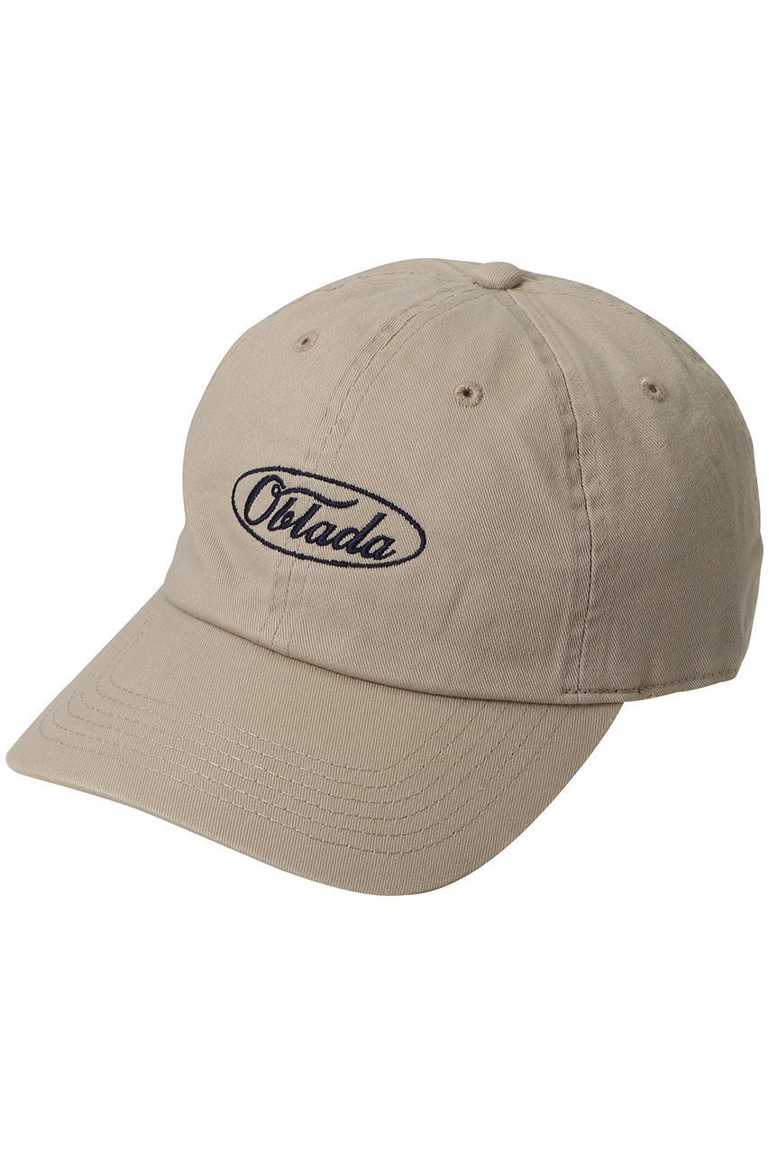 【オブラダ/Oblada】のOVAL ロゴキャップ インテリア・キッズ・メンズ・レディースファッション・服の通販 founy(ファニー) 　ファッション　Fashion　レディースファッション　Fashion for Women　キャップ&ハット　Hats & Caps　オーバル　Oval Design　キャップ　Cap, Baseball Cap　スタイリッシュ　Stylish, Fashionable　スタンダード　Standard, Basic　フォルム　Silhouette, Form　帽子　Hat, Headwear　ベージュ|ID: prp329100004936859 ipo3291000000037045559