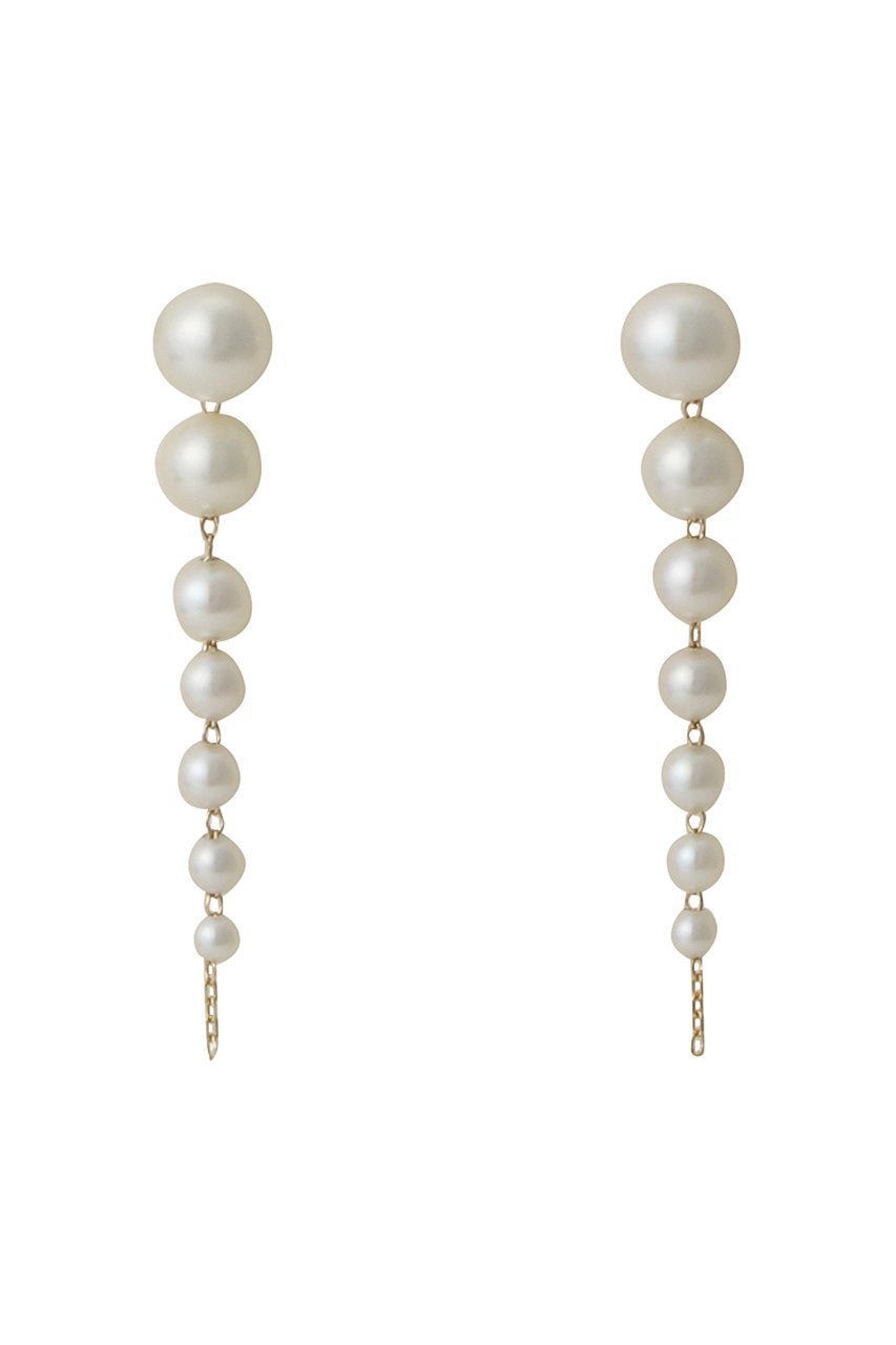 【ミズキ/MIZUKI】のSBE357 ショートカスケードパールピアス インテリア・キッズ・メンズ・レディースファッション・服の通販 founy(ファニー) 　ファッション　Fashion　レディースファッション　Fashion for Women　ジュエリー　Jewelry　ファッションリング　Fashion Rings　イヤリング・フープ・ドロップタイプ　Hoop, Drop & Clip Earrings　イヤリング　Earrings　グラデーション　Gradient, Ombre　チェーン　Chain, Chain Strap　パール　Pearl, Pearl Accent　エレガント 上品　Elegant　再入荷　Restock / Back in Stock　イエローゴールド|ID: prp329100004936873 ipo3291000000037045649