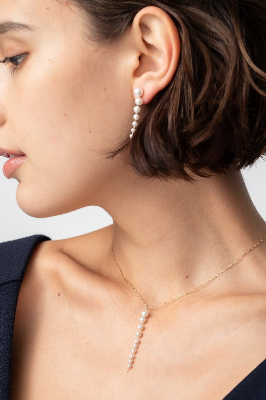 【ミズキ/MIZUKI】のSBE357 ショートカスケードパールピアス 人気、トレンドファッション・服の通販 founy(ファニー) 　ファッション　Fashion　レディースファッション　Fashion for Women　ジュエリー　Jewelry　ファッションリング　Fashion Rings　イヤリング・フープ・ドロップタイプ　Hoop, Drop & Clip Earrings　イヤリング　Earrings　グラデーション　Gradient, Ombre　チェーン　Chain, Chain Strap　パール　Pearl, Pearl Accent　エレガント 上品　Elegant　再入荷　Restock / Back in Stock　other-6|ID: prp329100004936873 ipo3291000000037045654