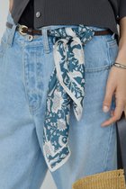 【ガリャルダガランテ/GALLARDAGALANTE】の更紗プリントシルクスカーフ 人気、トレンドファッション・服の通販 founy(ファニー) ファッション Fashion レディースファッション Fashion for Women ストール Soft & Warm Scarves マフラー・スヌード / 冬小物の定番 Scarves & Mufflers なめらか Smooth, Silky Texture シルク Silk, 100% Silk スカーフ Scarf, Neckwear ストール Stole, Wrap マフラー Scarf, Muffler エレガント 上品 Elegant thumbnail ブルー|ID: prp329100004936892 ipo3291000000037045765