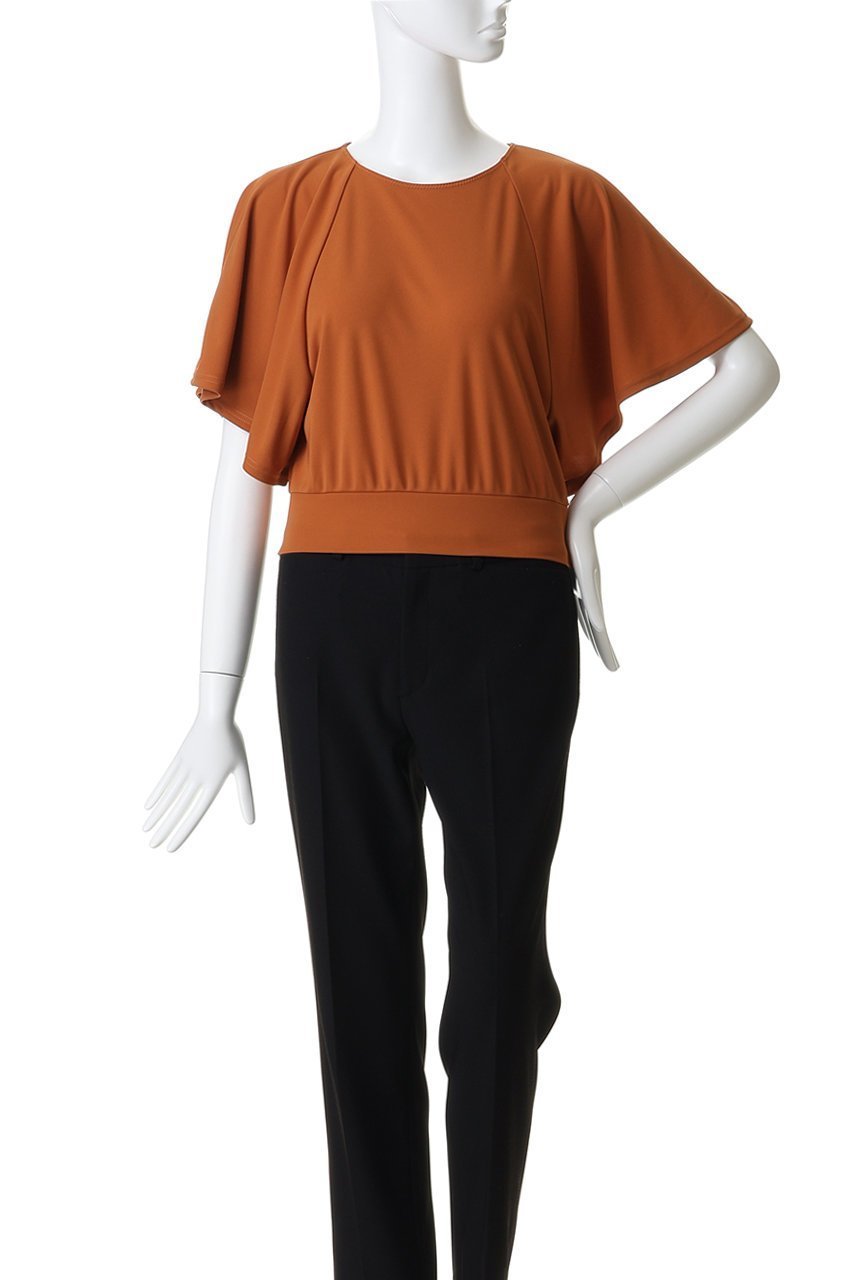 【ジュリエ/Julier】のフロウスムースショートトップス 人気、トレンドファッション・服の通販 founy(ファニー) 　ファッション　Fashion　レディースファッション　Fashion for Women　トップス・カットソー　Cut & Sew Tops　スポーツウェア　Functional & Stylish Sportswear　スポーツ トップス　Athletic Tops / Workout Tops / Training Shirts　コンパクト　Compact, Small Size　スポーツ　Sports, Activewear　スリーブ　Sleeve, Long Sleeve / Short Sleeve　フィット　Fit, Slim Fit　フェミニン　Feminine, Girly　フレア　Flare, Flared　other-2|ID: prp329100004936913 ipo3291000000037045919