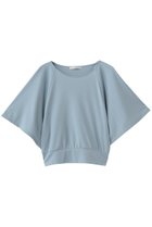 【ジュリエ/Julier】のフロウスムースショートトップス ブルー|ID: prp329100004936913 ipo3291000000037196233