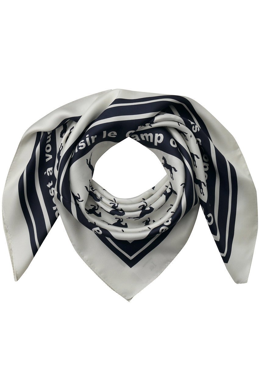 【プルミエ アロンディスモン/1er Arrondissement】のギャロップスカーフ インテリア・キッズ・メンズ・レディースファッション・服の通販 founy(ファニー) 　ファッション　Fashion　レディースファッション　Fashion for Women　ストール　Soft & Warm Scarves　マフラー・スヌード / 冬小物の定番　Scarves & Mufflers　シルク　Silk, 100% Silk　スカーフ　Scarf, Neckwear　ストール　Stole, Wrap　マフラー　Scarf, Muffler　新作・新入荷　New Arrivals / New In　ネイビー|ID: prp329100004936924 ipo3291000000037046008