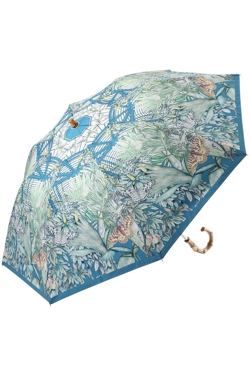 【スウォッシュロンドン/SWASH LONDON】の【晴雨兼用】折畳傘 KEN GARDEN REAL Pt インテリア・キッズ・メンズ・レディースファッション・服の通販 founy(ファニー) 　ファッション　Fashion　レディースファッション　Fashion for Women　パンツ　Pants & Trousers　レイングッズ・傘・晴雨兼用傘　Umbrellas & Rain Gear　ウッド　Wooden Design　コンパクト　Compact, Small Size　ハンカチ　Handkerchief, Hanky　プリント　Print, Printed Pattern　エレガント 上品　Elegant　傘　Umbrella, Parasol　夏　Summer　旅行　Travel　時計　Watch, Wristwatch　スカイブルー|ID: prp329100004936941 ipo3291000000037046113