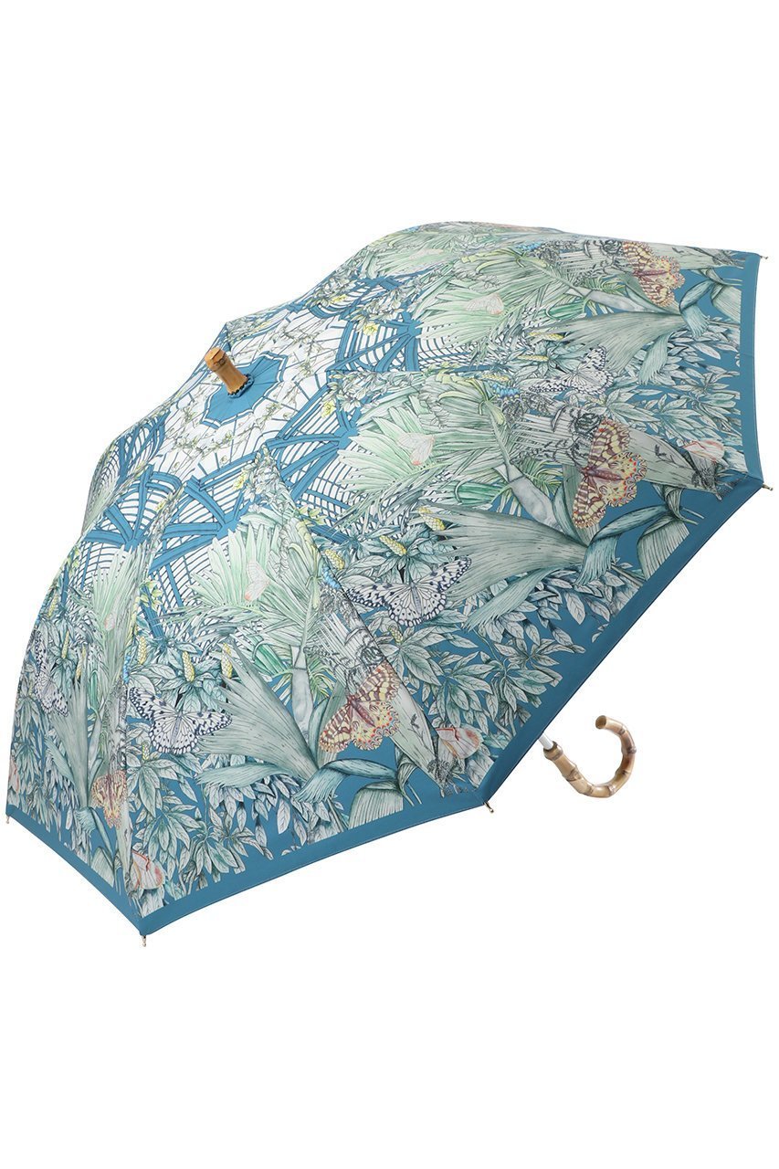 【スウォッシュロンドン/SWASH LONDON】の【晴雨兼用】長傘 KEN GARDEN REAL Pt インテリア・キッズ・メンズ・レディースファッション・服の通販 founy(ファニー) 　ファッション　Fashion　レディースファッション　Fashion for Women　パンツ　Pants & Trousers　レイングッズ・傘・晴雨兼用傘　Umbrellas & Rain Gear　ウッド　Wooden Design　ハンカチ　Handkerchief, Hanky　プリント　Print, Printed Pattern　リュクス　Luxury, Elegant, High-End, Chic　エレガント 上品　Elegant　傘　Umbrella, Parasol　夏　Summer　時計　Watch, Wristwatch　スカイブルー|ID: prp329100004936942 ipo3291000000037046120