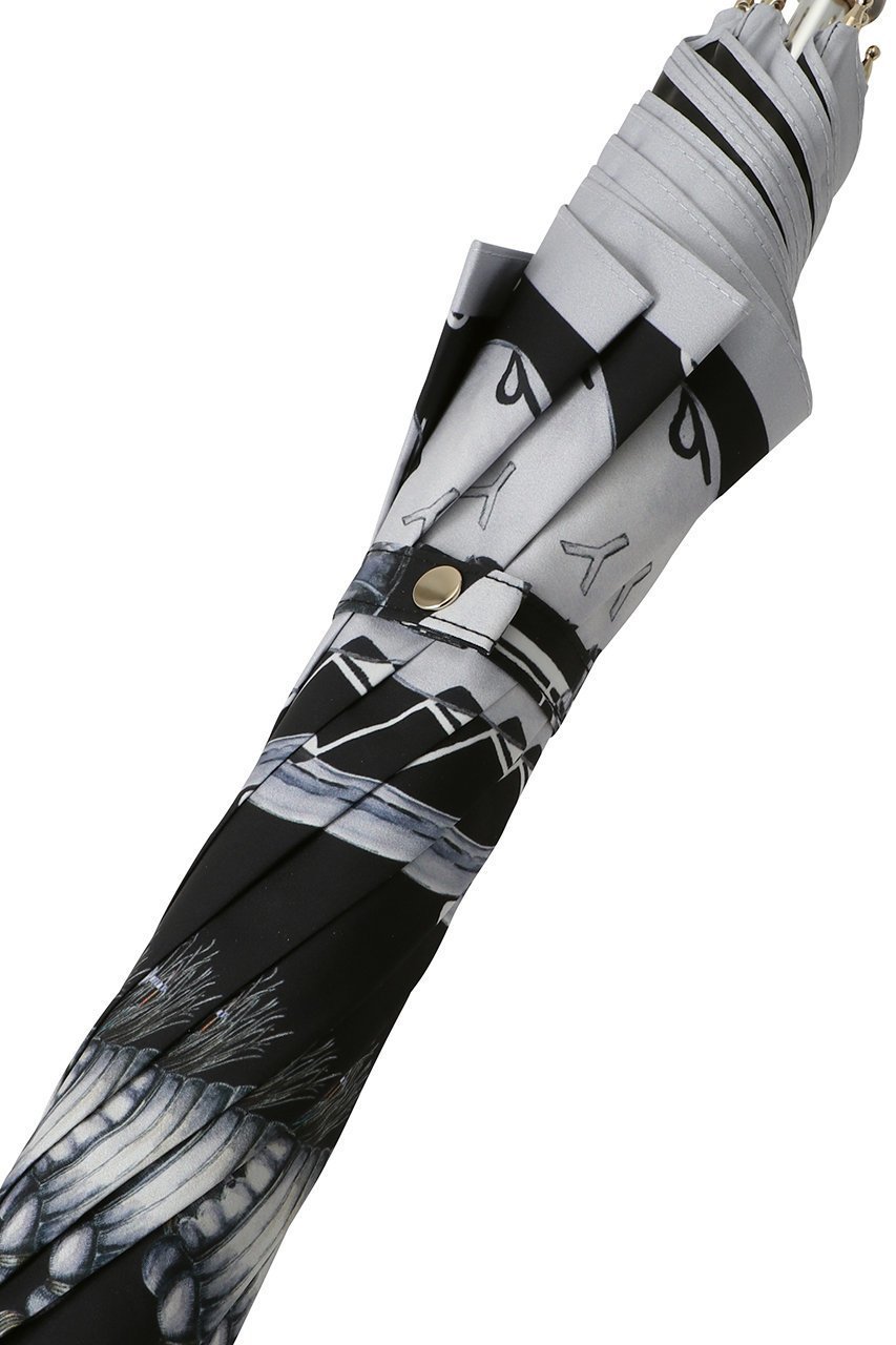 【スウォッシュロンドン/SWASH LONDON】の【晴雨兼用】長傘PAN MELODY Pt 人気、トレンドファッション・服の通販 founy(ファニー) 　ファッション　Fashion　レディースファッション　Fashion for Women　パンツ　Pants & Trousers　レイングッズ・傘・晴雨兼用傘　Umbrellas & Rain Gear　アクセサリー　Fashion Accessories　ウッド　Wooden Design　ハンカチ　Handkerchief, Hanky　プリント　Print, Printed Pattern　モチーフ　Motif, Design Theme　モノトーン　Monotone, Black and White　エレガント 上品　Elegant　傘　Umbrella, Parasol　夏　Summer　時計　Watch, Wristwatch　other-3|ID: prp329100004936944 ipo3291000000037046136