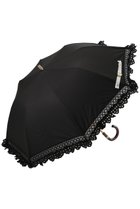 【ポロラルフローレン/POLO RALPH LAUREN】の【晴雨兼用】折畳傘エンブフリル ブラック|ID: prp329100004936968 ipo3291000000037046253