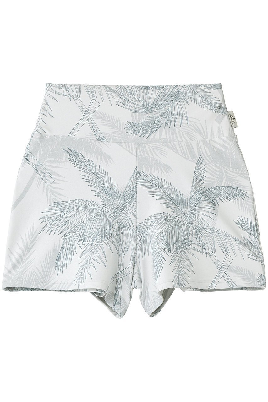 【ジュリエ/Julier】のpalmtreeプリントショートパンツ インテリア・キッズ・メンズ・レディースファッション・服の通販 founy(ファニー) 　ファッション　Fashion　レディースファッション　Fashion for Women　パンツ　Pants & Trousers　ショートパンツ・ハーフパンツ　High-Waisted & Relaxed Shorts　スポーツウェア　Functional & Stylish Sportswear　スポーツ パンツ　Workout Pants / Training Shorts / Joggers　おすすめ　Recommended / Our Picks　スポーツ　Sports, Activewear　セットアップ　Set-Up, Coordinated Outfit　ビーチ　Beach, Seaside　フレア　Flare, Flared　プリント　Print, Printed Pattern　リゾート　Resort, Vacation Style　新作・新入荷　New Arrivals / New In　ホワイト|ID: prp329100004936970 ipo3291000000037046274