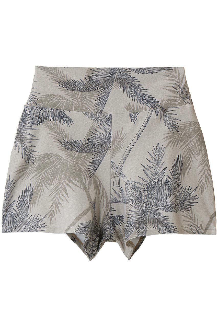 【ジュリエ/Julier】のpalmtreeプリントショートパンツ インテリア・キッズ・メンズ・レディースファッション・服の通販 founy(ファニー) 　ファッション　Fashion　レディースファッション　Fashion for Women　パンツ　Pants & Trousers　ショートパンツ・ハーフパンツ　High-Waisted & Relaxed Shorts　スポーツウェア　Functional & Stylish Sportswear　スポーツ パンツ　Workout Pants / Training Shorts / Joggers　おすすめ　Recommended / Our Picks　スポーツ　Sports, Activewear　セットアップ　Set-Up, Coordinated Outfit　ビーチ　Beach, Seaside　フレア　Flare, Flared　プリント　Print, Printed Pattern　リゾート　Resort, Vacation Style　新作・新入荷　New Arrivals / New In　ベージュ|ID: prp329100004936970 ipo3291000000037046275