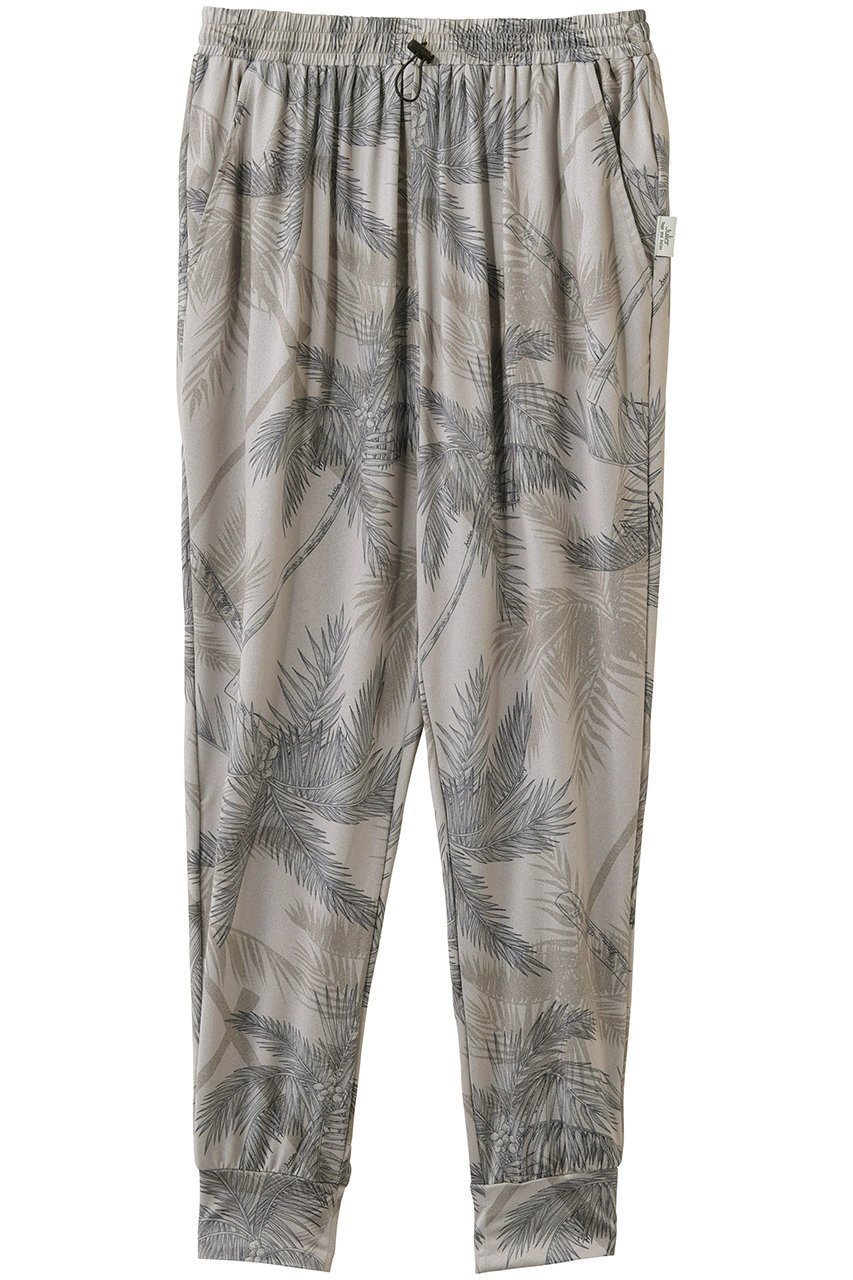 【ジュリエ/Julier】のpalmtreeプリントギャザーパンツ インテリア・キッズ・メンズ・レディースファッション・服の通販 founy(ファニー) 　ファッション　Fashion　レディースファッション　Fashion for Women　パンツ　Pants & Trousers　スポーツウェア　Functional & Stylish Sportswear　スポーツ パンツ　Workout Pants / Training Shorts / Joggers　おすすめ　Recommended / Our Picks　ストレッチ　Stretch, Stretchy Fabric　スポーツ　Sports, Activewear　セットアップ　Set-Up, Coordinated Outfit　ビーチ　Beach, Seaside　プリント　Print, Printed Pattern　リゾート　Resort, Vacation Style　夏　Summer　新作・新入荷　New Arrivals / New In　ベージュ|ID: prp329100004936971 ipo3291000000037046285