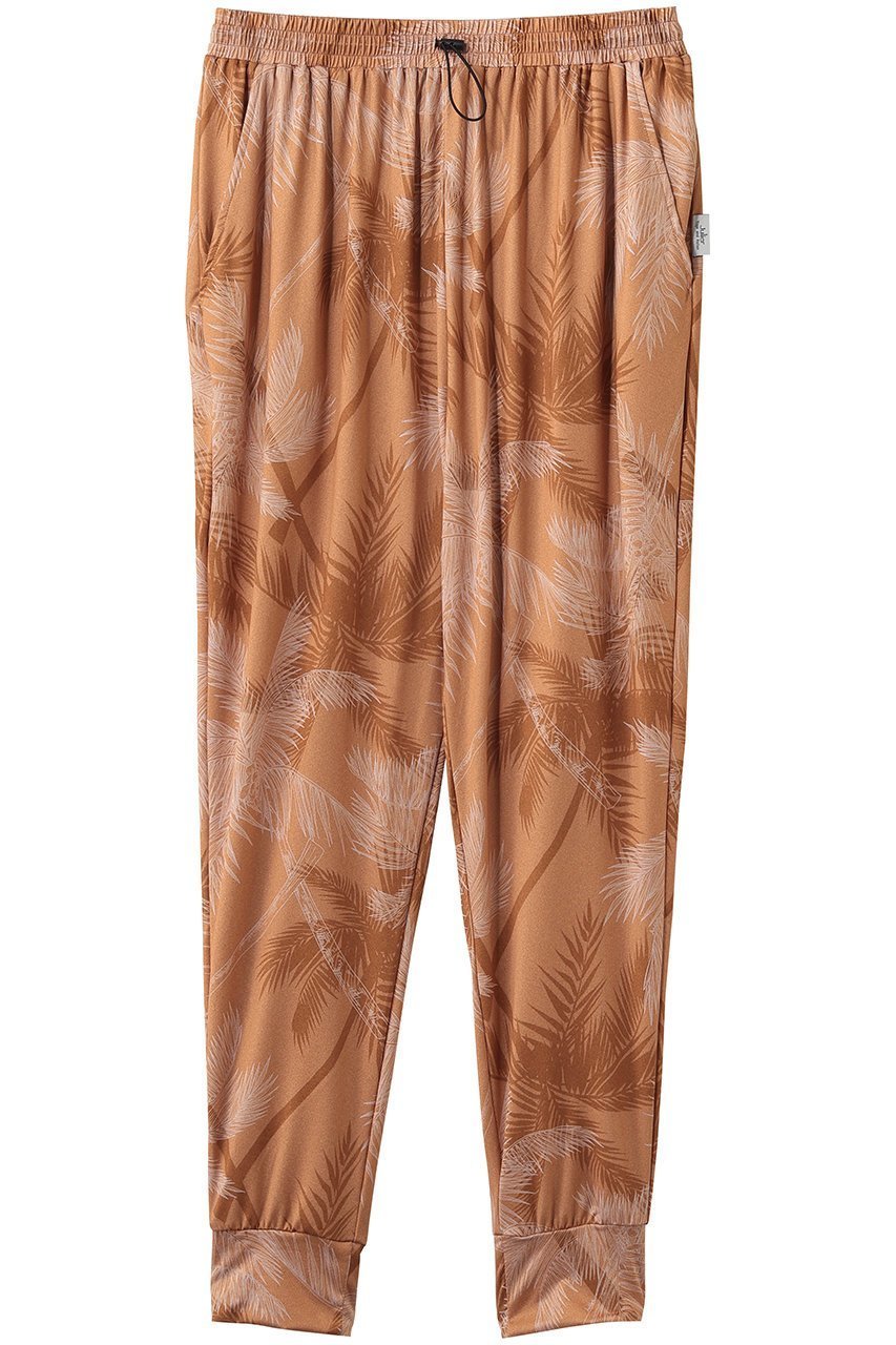 【ジュリエ/Julier】のpalmtreeプリントギャザーパンツ インテリア・キッズ・メンズ・レディースファッション・服の通販 founy(ファニー) 　ファッション　Fashion　レディースファッション　Fashion for Women　パンツ　Pants & Trousers　スポーツウェア　Functional & Stylish Sportswear　スポーツ パンツ　Workout Pants / Training Shorts / Joggers　おすすめ　Recommended / Our Picks　ストレッチ　Stretch, Stretchy Fabric　スポーツ　Sports, Activewear　セットアップ　Set-Up, Coordinated Outfit　ビーチ　Beach, Seaside　プリント　Print, Printed Pattern　リゾート　Resort, Vacation Style　夏　Summer　新作・新入荷　New Arrivals / New In　オレンジ|ID: prp329100004936971 ipo3291000000037046286