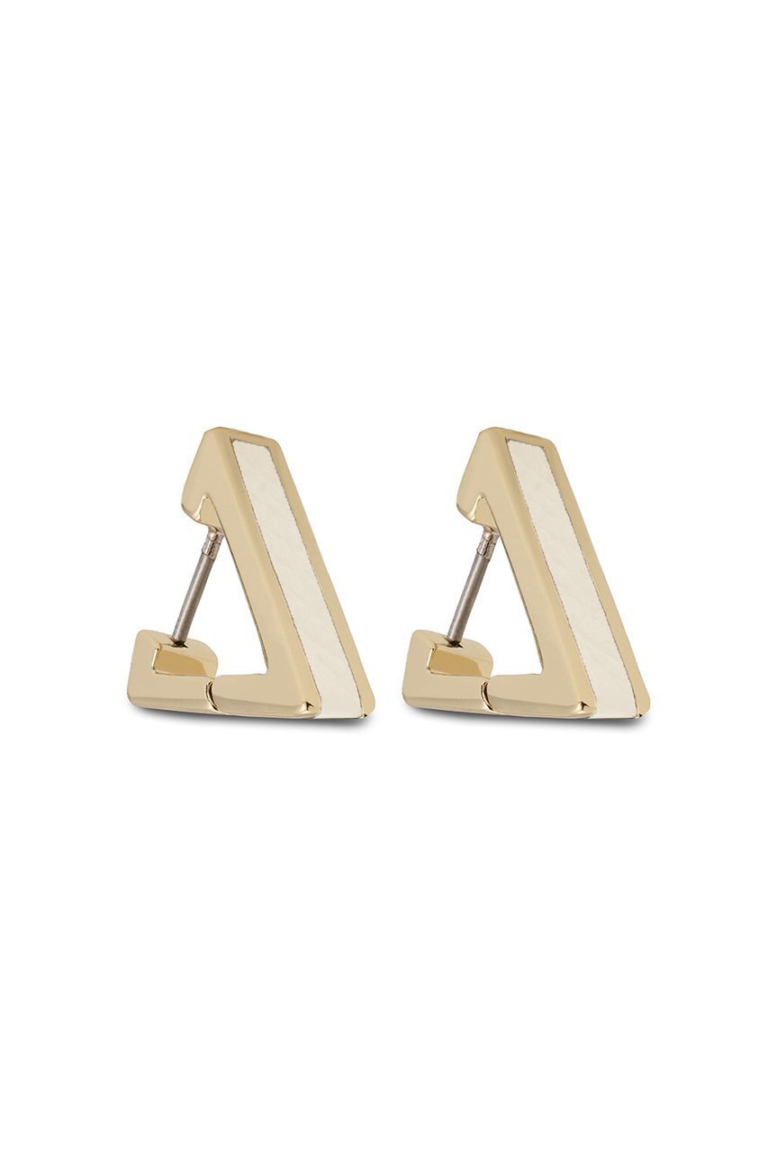 【ボナベンチュラ/BONAVENTURA】のピアス ゴールド (トライアングル) インテリア・キッズ・メンズ・レディースファッション・服の通販 founy(ファニー) 　ファッション　Fashion　レディースファッション　Fashion for Women　ジュエリー　Jewelry　ファッションリング　Fashion Rings　イヤリング・フープ・ドロップタイプ　Hoop, Drop & Clip Earrings　アクセサリー　Fashion Accessories　イタリア　Italy　イヤリング　Earrings　エレガント 上品　Elegant　軽量　Lightweight, Ultra Light　トライアングル　Triangle, Triangular Shape　フォーマル　Formal, Dressy　ブレスレット　Bracelet, Wristband　ポーチ　Pouch, Small Case　メタル　Metal, Metal Parts　モダン　Modern, Contemporary　モチーフ　Motif, Design Theme　ユニセックス　Unisex, Genderless　新作・新入荷　New Arrivals / New In　ホワイト|ID: prp329100004937013 ipo3291000000037046532