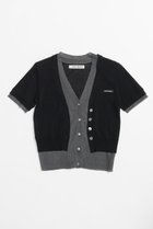【プランク プロジェクト/PRANK PROJECT】のダブルフロントニットカーデ / Double Front Knit Cardigan BLK(ブラック)|ID: prp329100004937026 ipo3291000000037046646