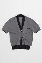 【プランク プロジェクト/PRANK PROJECT】のダブルフロントニットカーデ / Double Front Knit Cardigan GRY(グレー)|ID: prp329100004937026 ipo3291000000037046648